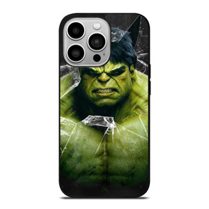 INCREDIBLE HULK CRACKS GLASS iPhone 14 Pro Case Cover INCREDIBLE HULK CRACKS GLASS iPhone 14 Pro Case Cover