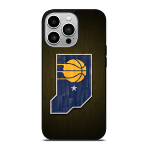 INDIANA PACERS WOODEN LOGO iPhone 14 Pro Case Cover