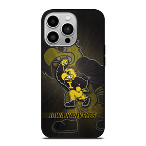 IOWA HAWKEYES MASCOT iPhone 14 Pro Case Cover IOWA HAWKEYES MASCOT iPhone 14 Pro Case Cover