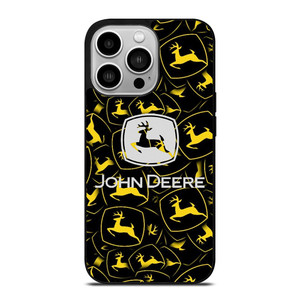 JOHN DEERE LOGO PATTERN iPhone 14 Pro Case Cover