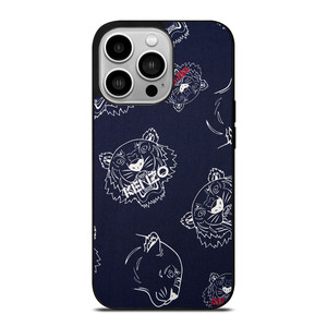 KENZO PARIS TIGER COLLAGE iPhone 14 Pro Case Cover