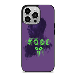 KOBE BRYANT TWENTY FOUR BLACK MAMBA iPhone 14 Pro Case Cover KOBE BRYANT TWENTY FOUR BLACK MAMBA iPhone 14 Pro Case Cover