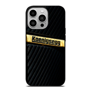 KOENIGSEGG GOLD BLACK CARBON iPhone 14 Pro Case Cover KOENIGSEGG GOLD BLACK CARBON iPhone 14 Pro Case Cover