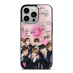 KPOP BTS LOVE PINK SIGNATURE iPhone 14 Pro Case Cover KPOP BTS LOVE PINK SIGNATURE iPhone 14 Pro Case Cover