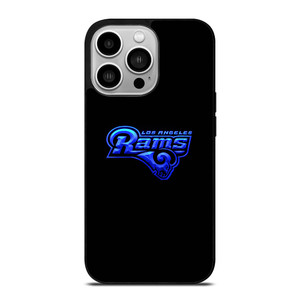 LOS ANGELES RAMS NEON BLUE LOGO iPhone 14 Pro Case Cover LOS ANGELES RAMS NEON BLUE LOGO iPhone 14 Pro Case Cover