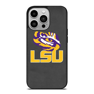 LSU TIGERS LEATHER LOGO iPhone 14 Pro Case Cover LSU TIGERS LEATHER LOGO iPhone 14 Pro Case Cover