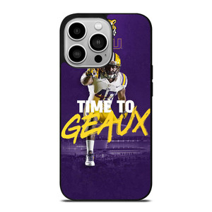 LSU TIGERS TIME TO GEAUX iPhone 14 Pro Case Cover LSU TIGERS TIME TO GEAUX iPhone 14 Pro Case Cover