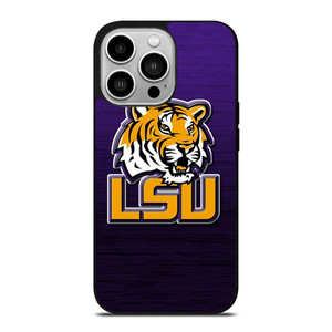 LSU TIGERS WOODEN LOGO iPhone 14 Pro Case Cover LSU TIGERS WOODEN LOGO iPhone 14 Pro Case Cover