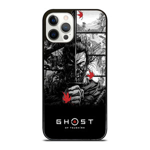 GHOST OF TSUSHIMA LOGO BLACK WHITE iPhone 12 Pro Case Cover