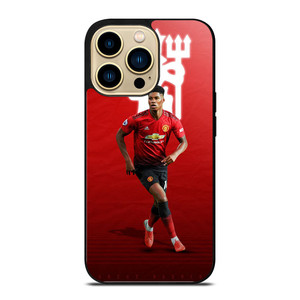 MANCHESTER UNITED MARCUS RAHFORD iPhone 14 Pro Case Cover MANCHESTER UNITED MARCUS RAHFORD iPhone 14 Pro Case Cover