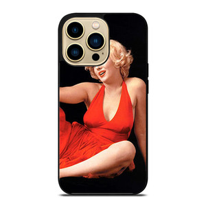 MARILYN MONROE RED DRESS iPhone 14 Pro Case Cover MARILYN MONROE RED DRESS iPhone 14 Pro Case Cover