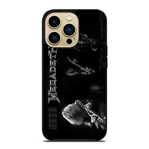 MEGADETH ROCK BAND LOGO iPhone 14 Pro Case Cover MEGADETH ROCK BAND LOGO iPhone 14 Pro Case Cover