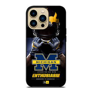 MICHIGAN WOLVERINES iPhone 14 Pro Case Cover