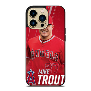 MIKE TROUT BASEBALL iPhone 14 Pro Case Cover