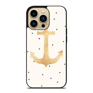 NAUTICAL ANCHOR POLKADOT iPhone 14 Pro Case Cover NAUTICAL ANCHOR POLKADOT iPhone 14 Pro Case Cover
