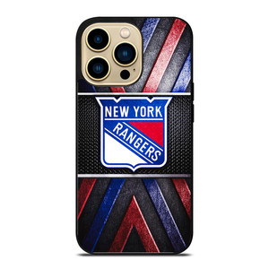 NEW YORK RANGERS NHL METAL LOGO iPhone 14 Pro Case Cover NEW YORK RANGERS NHL METAL LOGO iPhone 14 Pro Case Cover