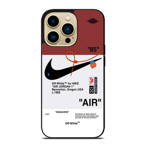 OFF WHITE NIKE AIR JORDAN SNEAKERS iPhone 14 Pro Case Cover