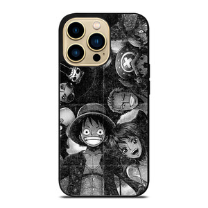 ONE PIECE BLACK WHITE GRUNGE ALL iPhone 14 Pro Case Cover ONE PIECE BLACK WHITE GRUNGE ALL iPhone 14 Pro Case Cover