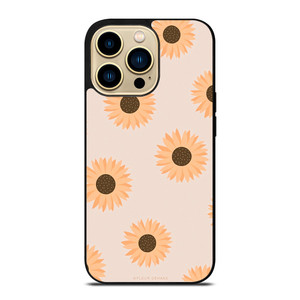 PASTEL SUNFLOWER PATTERN iPhone 14 Pro Case Cover PASTEL SUNFLOWER PATTERN iPhone 14 Pro Case Cover