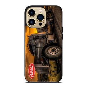 PETERBILT TRUCK BLACK iPhone 14 Pro Case Cover PETERBILT TRUCK BLACK iPhone 14 Pro Case Cover