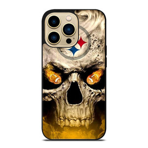 PITTSBURGH STEELERS FOOTBALL SKULL iPhone 14 Pro Case Cover PITTSBURGH STEELERS FOOTBALL SKULL iPhone 14 Pro Case Cover