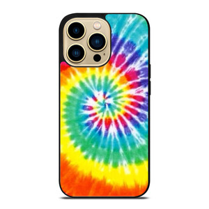 RAINBOW TIE DYE PATTERN iPhone 14 Pro Case Cover RAINBOW TIE DYE PATTERN iPhone 14 Pro Case Cover