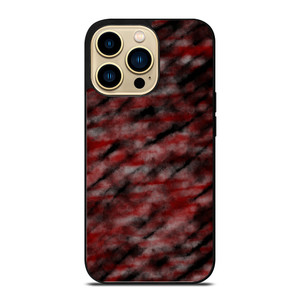 RED BLACK TIE DYE PATTERN iPhone 14 Pro Case Cover RED BLACK TIE DYE PATTERN iPhone 14 Pro Case Cover