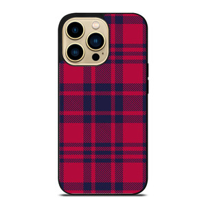 RED BLUE TARTAN PLAID PATTERN iPhone 14 Pro Case Cover RED BLUE TARTAN PLAID PATTERN iPhone 14 Pro Case Cover