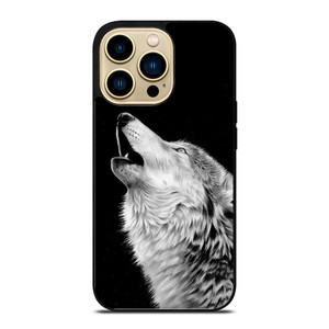 ROAR WHITE WOLF iPhone 14 Pro Case Cover