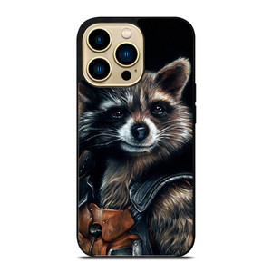 ROCKET RACCOON SMUDGE ART iPhone 14 Pro Case Cover