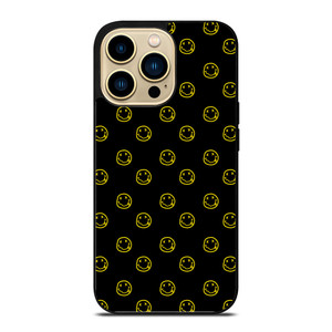 SMILEY FACE NIRVANA PATTERN iPhone 14 Pro Case Cover SMILEY FACE NIRVANA PATTERN iPhone 14 Pro Case Cover