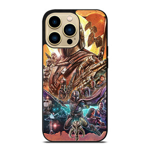 STAR WARS MANDALORIAN COLLAGE iPhone 14 Pro Case Cover STAR WARS MANDALORIAN COLLAGE iPhone 14 Pro Case Cover