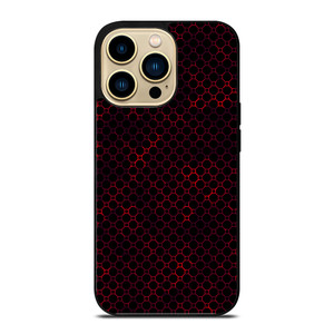 STYLISH HEXAGONAL RED PATTERN iPhone 14 Pro Case Cover STYLISH HEXAGONAL RED PATTERN iPhone 14 Pro Case Cover