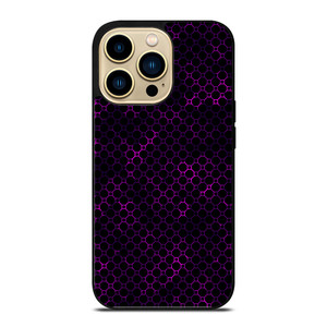 STYLISH HEXAGONAL VIOLET PATTERN iPhone 14 Pro Case Cover STYLISH HEXAGONAL VIOLET PATTERN iPhone 14 Pro Case Cover