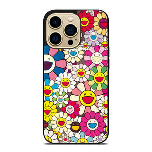 TAKASHI MURAKAMI FLOWERS COLLAGE iPhone 14 Pro Case Cover