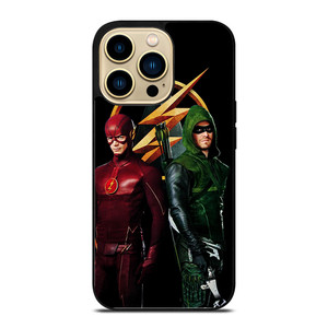 THE FLASH VS GREEN ARROW DC iPhone 14 Pro Case Cover