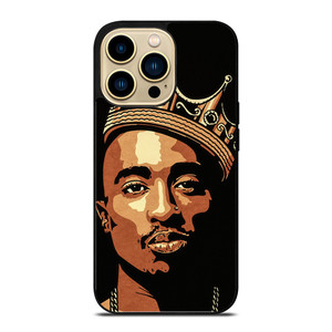 THE KING TUPAC SHAKUR ART iPhone 14 Pro Case Cover