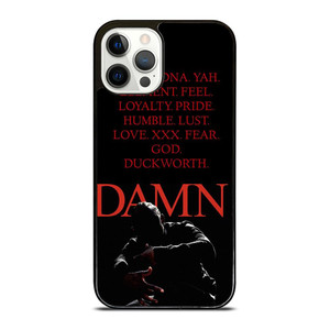 KENDRICK LAMAR DAMN QUOTES iPhone 12 Pro Case Cover