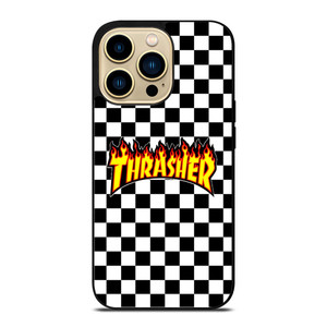 THRASHER CHECKERBOARD iPhone 14 Pro Case Cover THRASHER CHECKERBOARD iPhone 14 Pro Case Cover