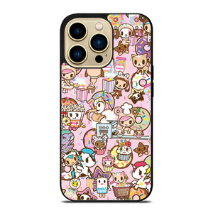 TOKIDOKI DONUTELLA COLLAGE iPhone 14 Pro Case Cover TOKIDOKI DONUTELLA COLLAGE iPhone 14 Pro Case Cover