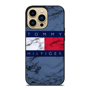 TOMMY HILFIGER MARBLE LOGO iPhone 14 Pro Case Cover