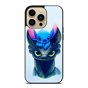 TOOTHLESS AND STITCH ART iPhone 14 Pro Case Cover