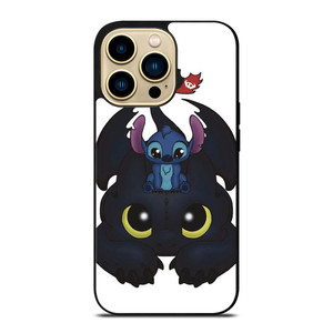 TOOTHLESS AND STITCH CUTE iPhone 14 Pro Case Cover
