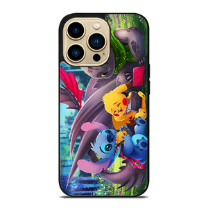 TOOTHLESS STITCH PIKACHU iPhone 14 Pro Case Cover TOOTHLESS STITCH PIKACHU iPhone 14 Pro Case Cover