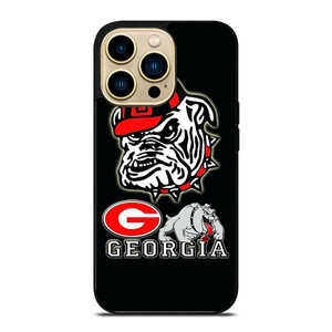 UNIVERSITY OF GEORGIA BULLDOGS ICON iPhone 14 Pro Case Cover