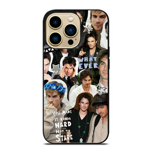 VAMPIRE DIARIES IAN SOMERHALDER COLLAGE iPhone 14 Pro Case Cover