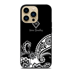VERA BRADLEY BLACK AND WHITE iPhone 14 Pro Case Cover
