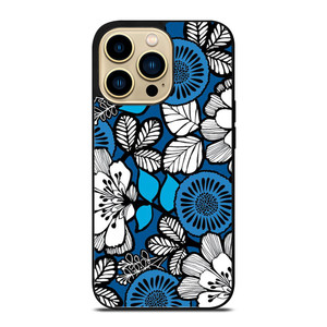 VERA BRADLEY BLUE BAYAU Samsung Galaxy S9 iPhone 14 Pro Case Cover