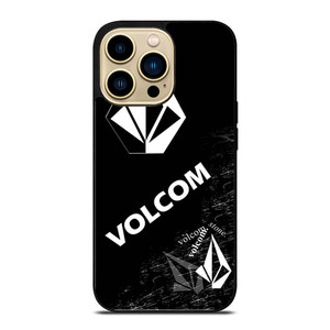 VOLCOM BLACK LOGO iPhone 14 Pro Case Cover