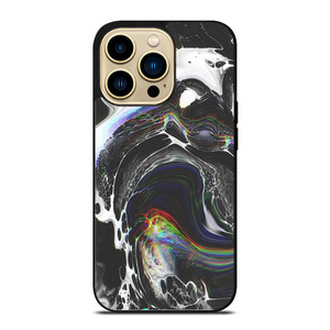 WHITE STONE LIQUID iPhone 14 Pro Case Cover